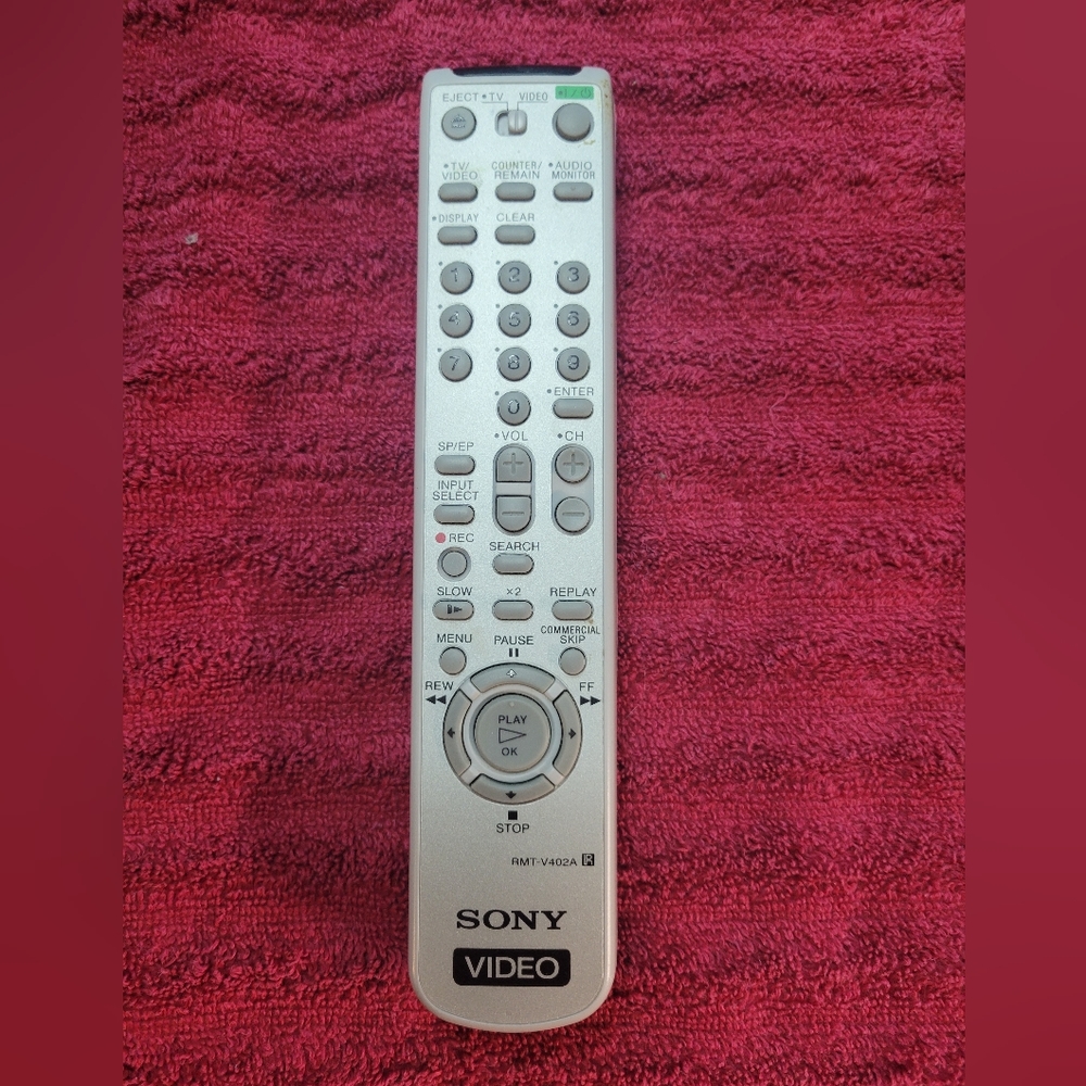 Sony RMT-V402A Remote Control OEM Genuine Original Video Replacement Remote